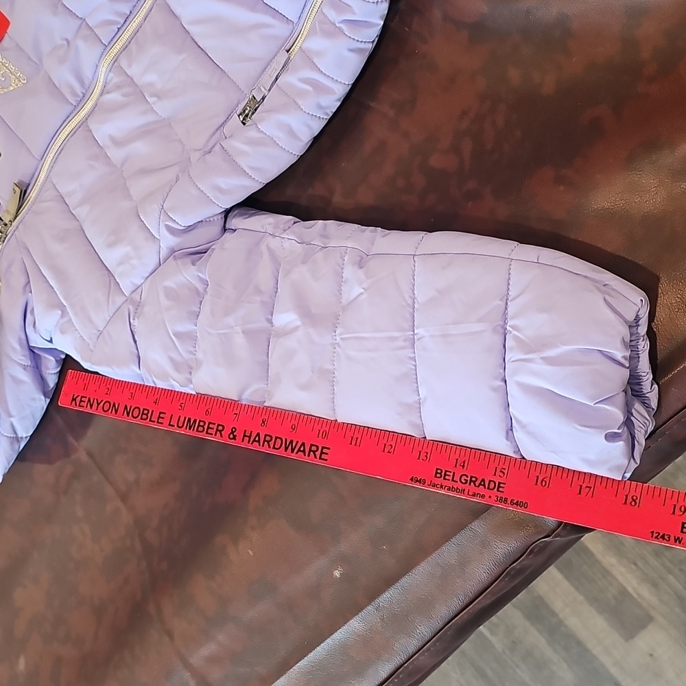 Gerry Kids' Jersey Lined Jacket Purple with Zipper Pockets sz 6 - Picture 6 of 10